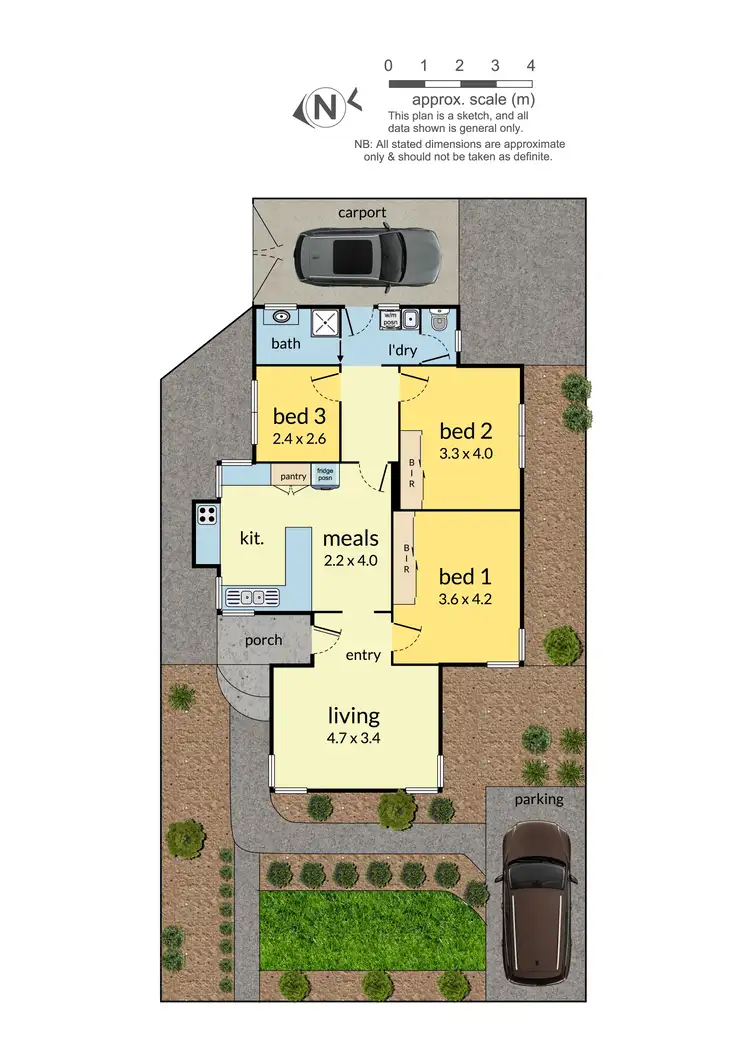 Floorplan of Homely unit listing, 1/4 Glenmore Grove, Mount Waverley VIC 3149