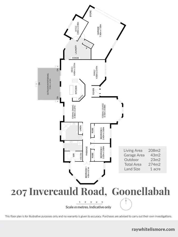 Floorplan of Homely house listing, 207 Invercauld Road, Goonellabah NSW 2480