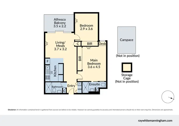Floorplan of Homely apartment listing, 105/8 Park Road, Surrey Hills VIC 3127
