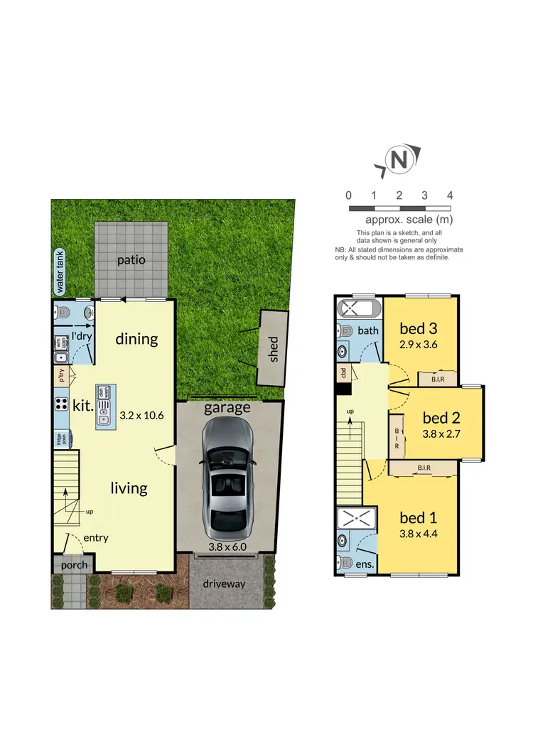 Floorplan of Homely townhouse listing, 5 Peterleigh Place, Mulgrave VIC 3170
