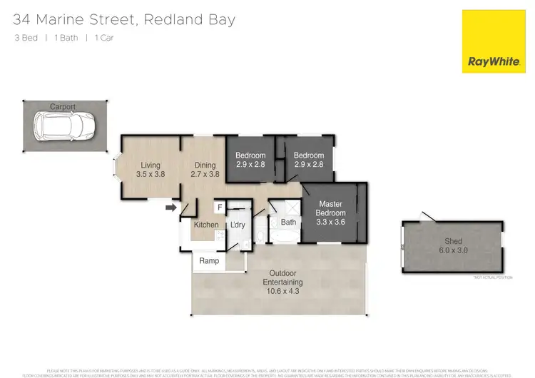 Floorplan of Homely house listing, 34 Marine Street, Redland Bay QLD 4165