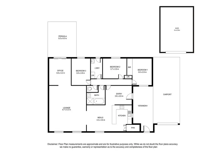 Floorplan of Homely house listing, 9 Kooringa Street, Mount Gambier SA 5290