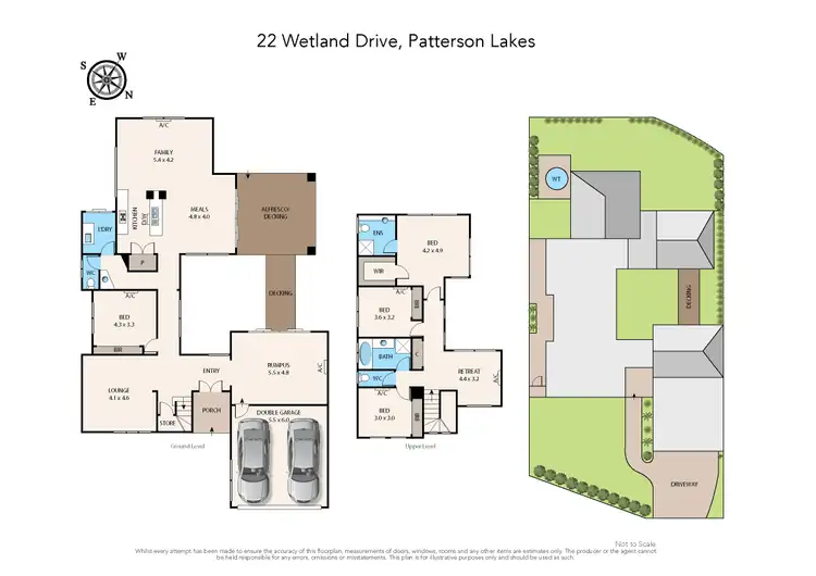 Floorplan of Homely house listing, 22 Wetland Drive, Patterson Lakes VIC 3197