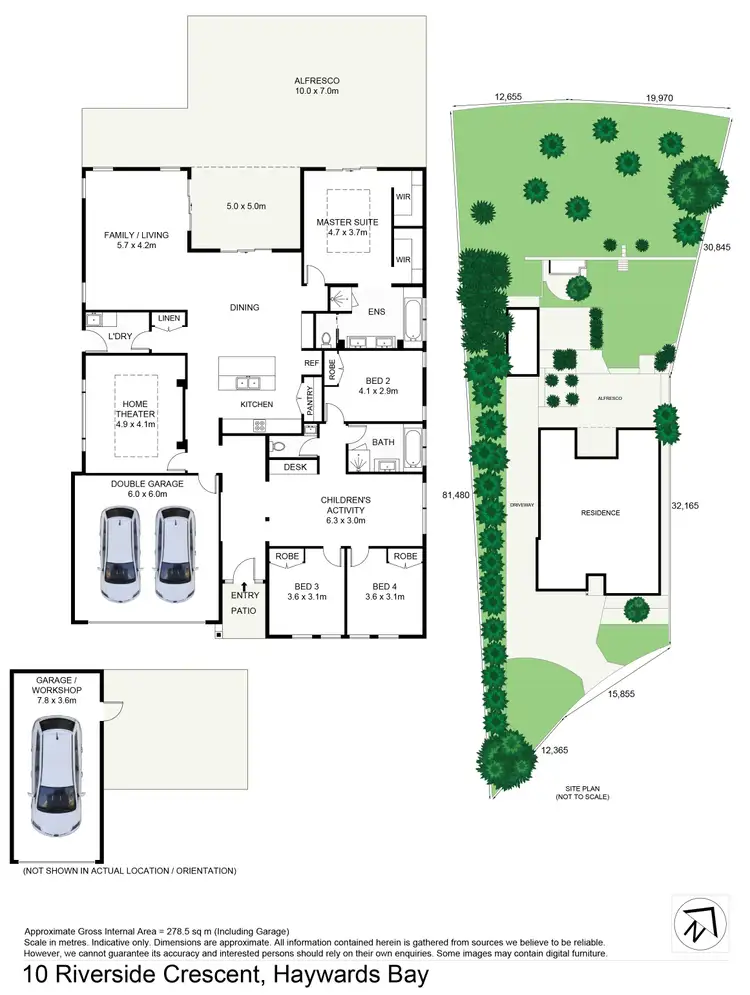 Floorplan of Homely house listing, 10 Riverside Crescent, Haywards Bay NSW 2530