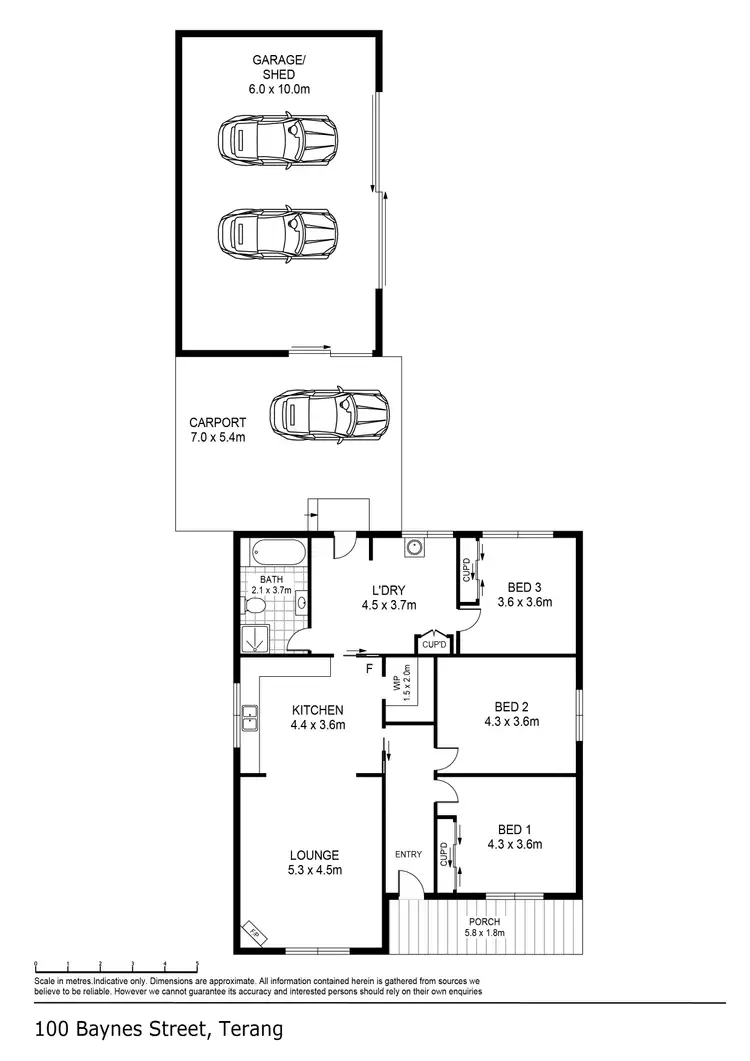 Floorplan of Homely house listing, 100 Baynes Street, Terang VIC 3264