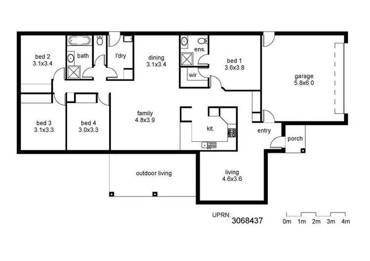 Floorplan of Homely house listing, Address available on request