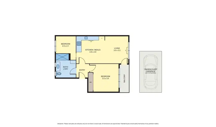 Floorplan of Homely apartment listing, 5/316 Reynard Street, Pascoe Vale South VIC 3044