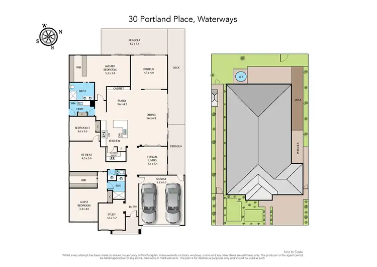 Floorplan of Homely house listing, 30 Portland Place, Waterways VIC 3195