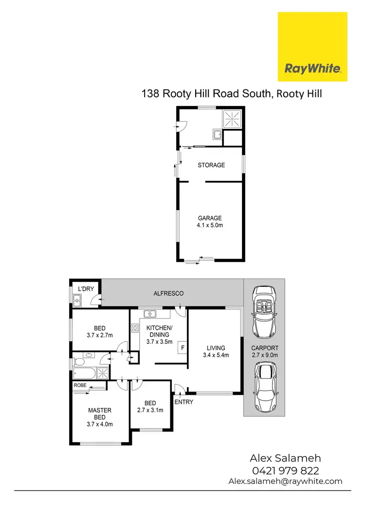 Floorplan of Homely house listing, 138 Rooty Hill Road, Rooty Hill NSW 2766