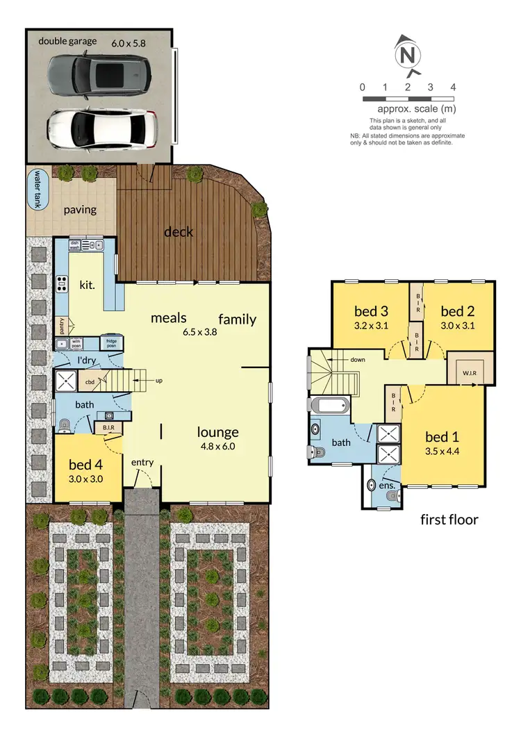 Floorplan of Homely townhouse listing, 1/21 Haig Street, Burwood VIC 3125