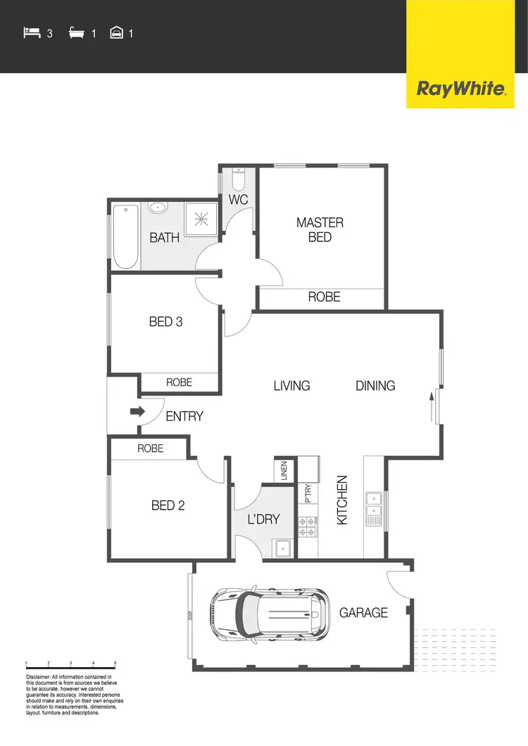 Floorplan of Homely house listing, 1 Jeff Snell Crescent, Dunlop ACT 2615