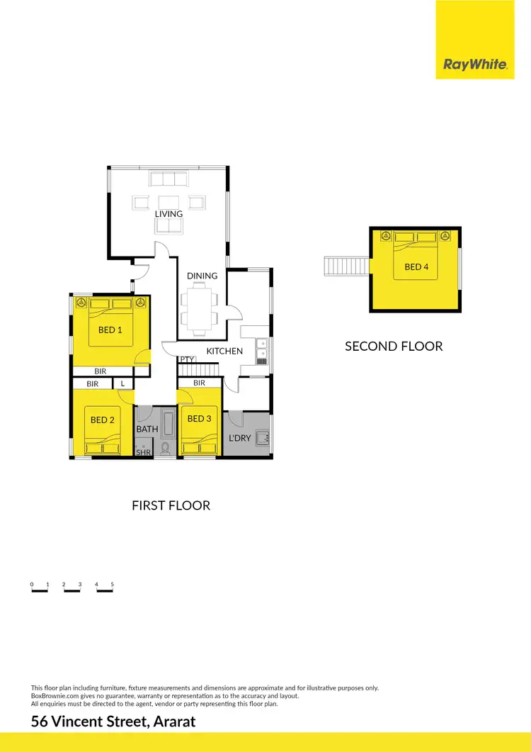 Floorplan of Homely house listing, 56 Vincent Street, Ararat VIC 3377