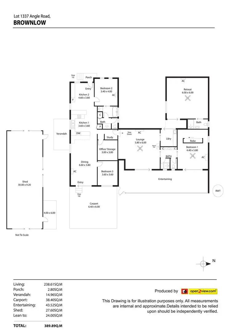 Floorplan of Homely house listing, 127 Angle Road, Brownlow SA 5374