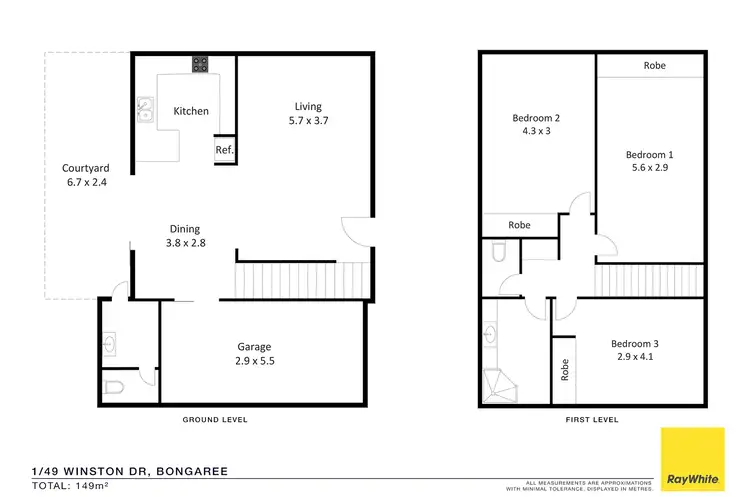 Floorplan of Homely house listing, 1/49 Winston Drive, Bongaree QLD 4507