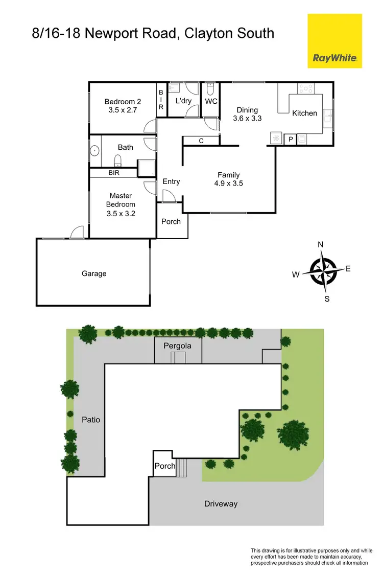 Floorplan of Homely unit listing, 8/16-18 Newport Road, Clayton South VIC 3169