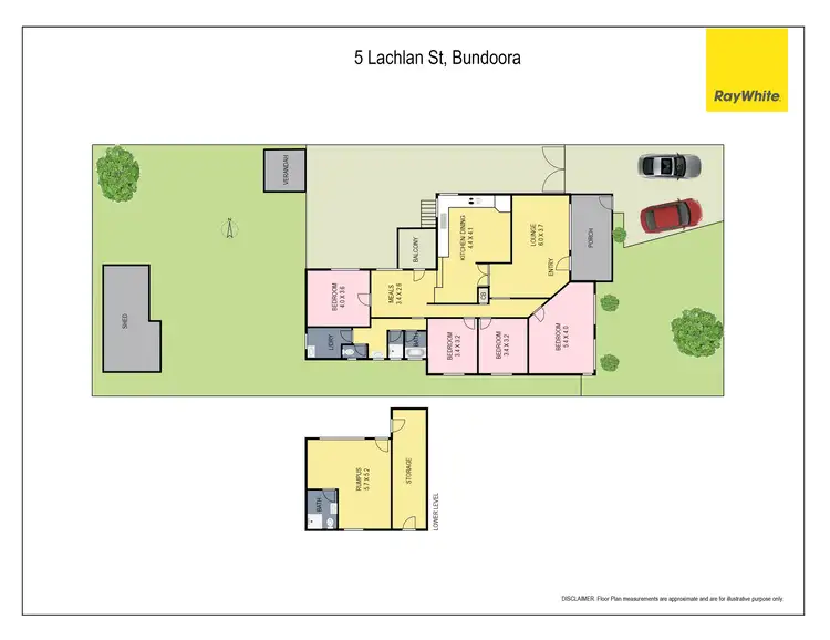 Floorplan of Homely house listing, 5 Lachlan Street, Bundoora VIC 3083