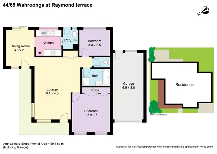 Floorplan of Homely house listing, 44/65 Wahroonga Street, Raymond Terrace NSW 2324