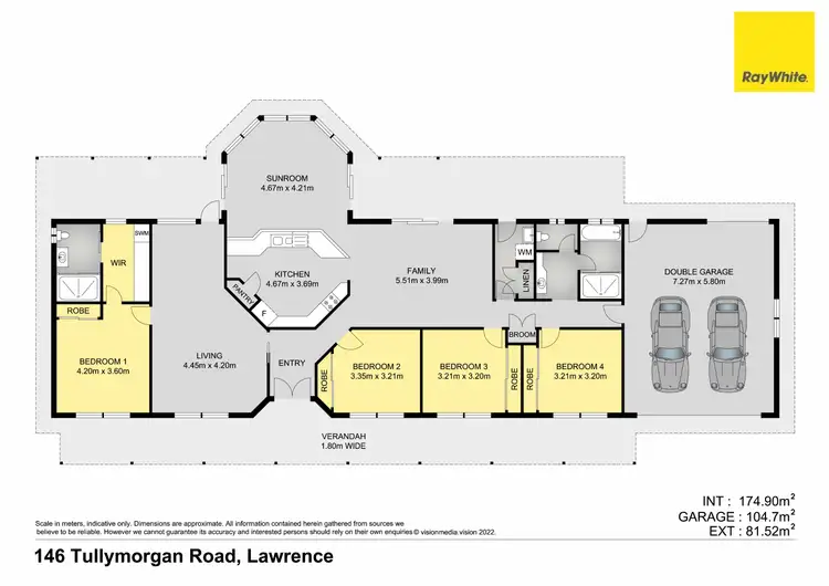 Floorplan of Homely house listing, 146 Tullymorgan Road, Lawrence NSW 2460