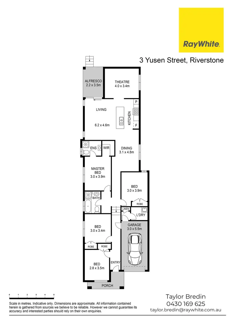 Floorplan of Homely house listing, 3 Yusen Street (Riverstone), Grantham Farm NSW 2765