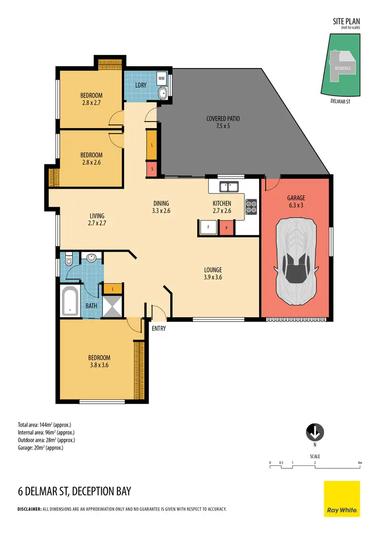 Floorplan of Homely house listing, 6 Delmar Street, Deception Bay QLD 4508