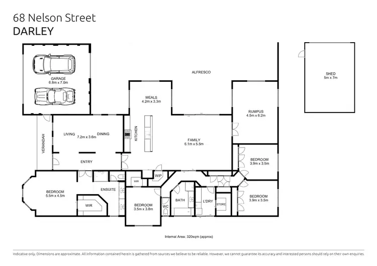 Floorplan of Homely house listing, 68 Nelson Street, Darley VIC 3340