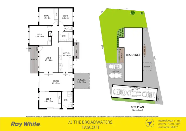 Floorplan of Homely house listing, 73 The Broadwaters, Tascott NSW 2250