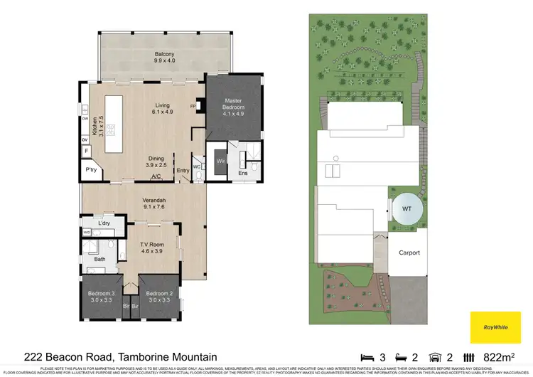 Floorplan of Homely house listing, 222 Beacon Road, Tamborine Mountain QLD 4272