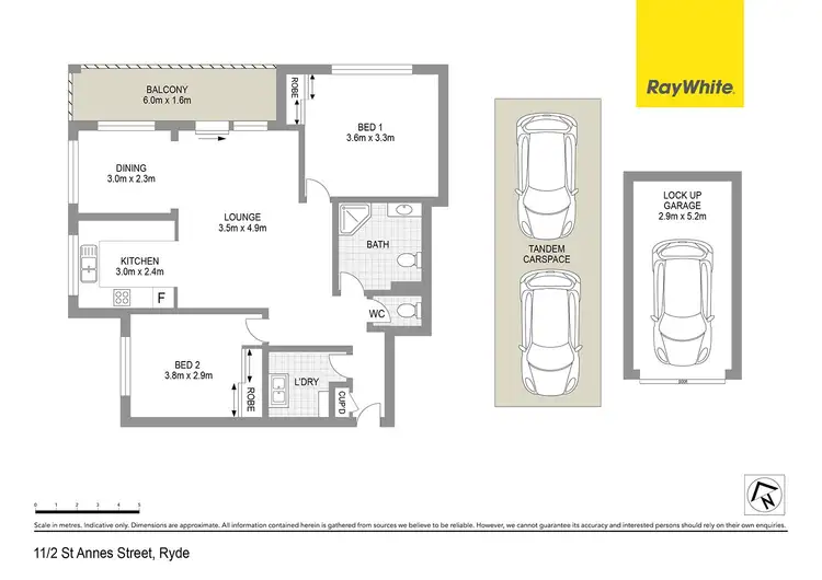 Floorplan of Homely unit listing, 11/2-4 St Annes Street, Ryde NSW 2112