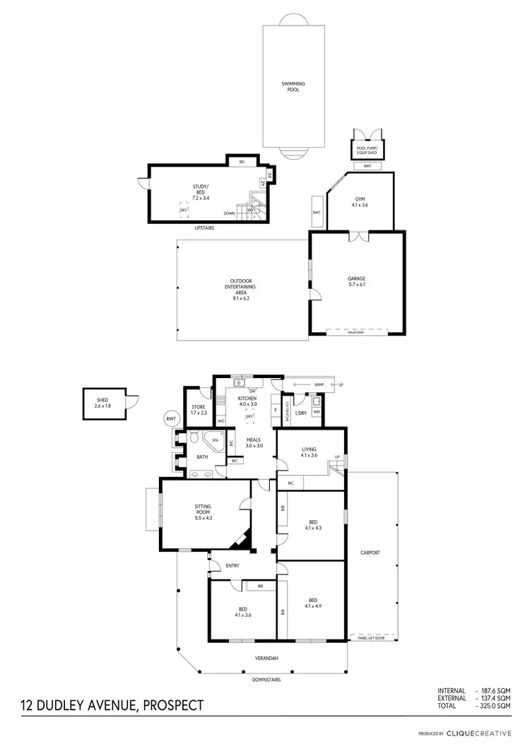 Floorplan of Homely house listing, 12 Dudley Avenue, Prospect SA 5082