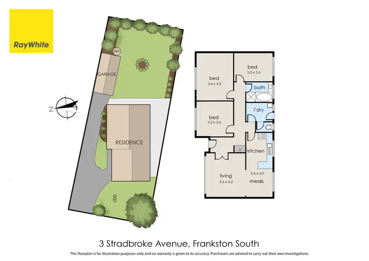 Floorplan of Homely house listing, 3 Stradbroke Avenue, Frankston South VIC 3199