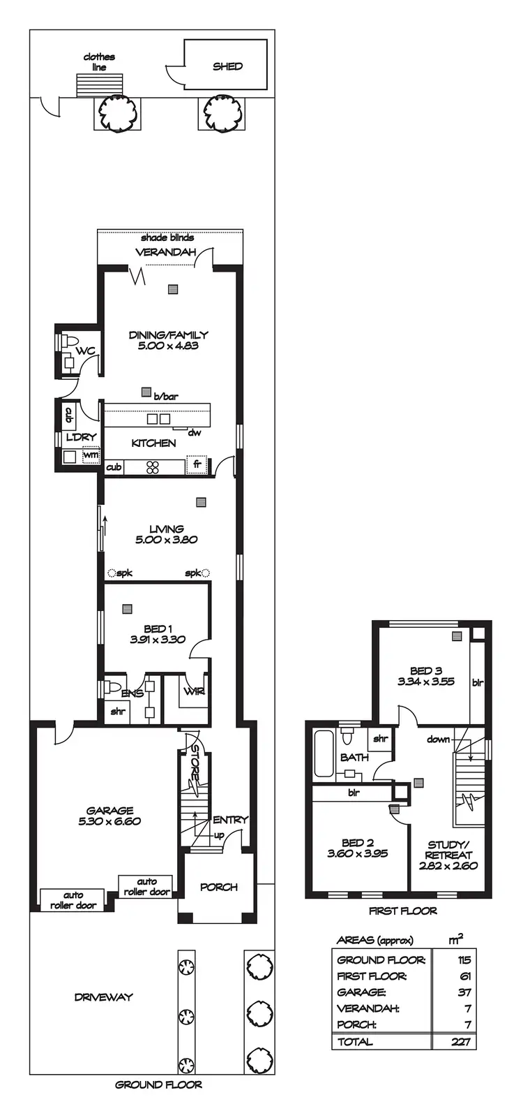 Floorplan of Homely house listing, 27B Edwin Avenue, Tranmere SA 5073