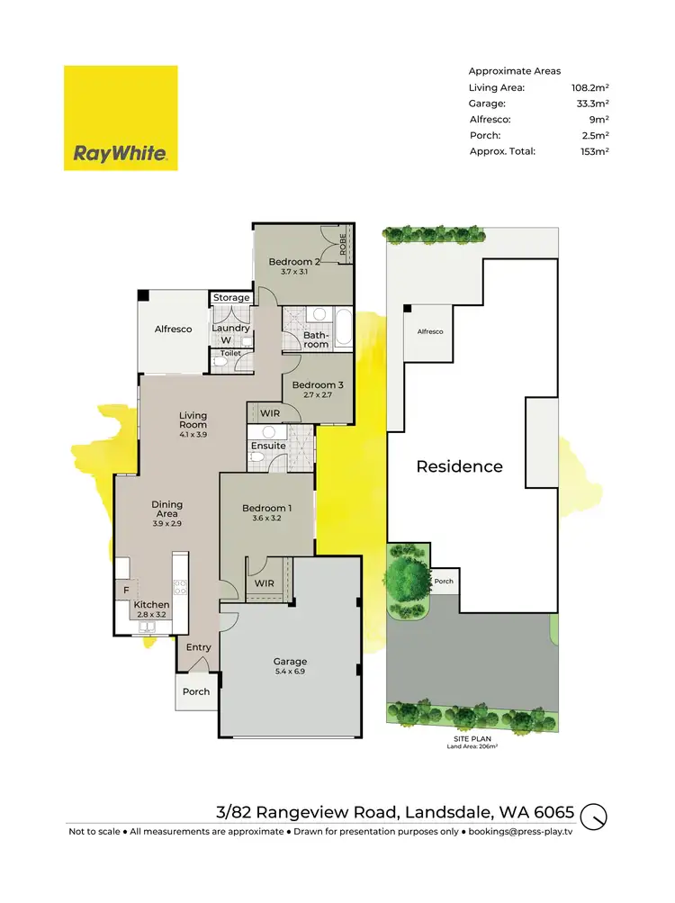 Floorplan of Homely villa listing, 3/82 Rangeview Road, Landsdale WA 6065