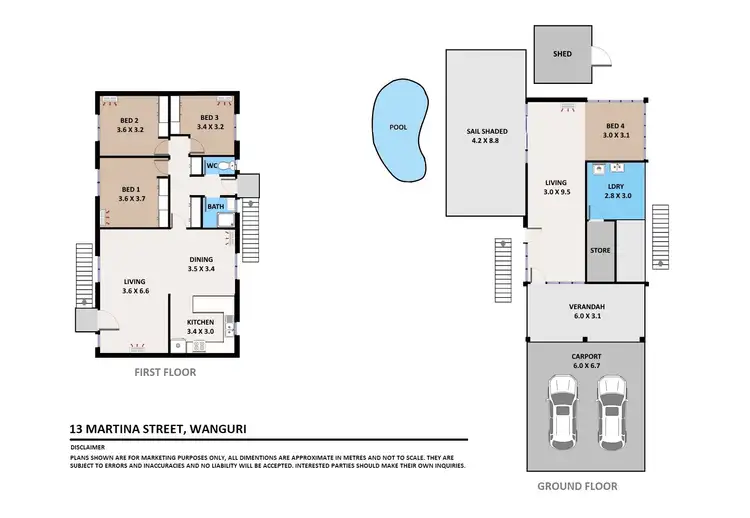 Floorplan of Homely house listing, 13 Martina Street, Wanguri NT 810