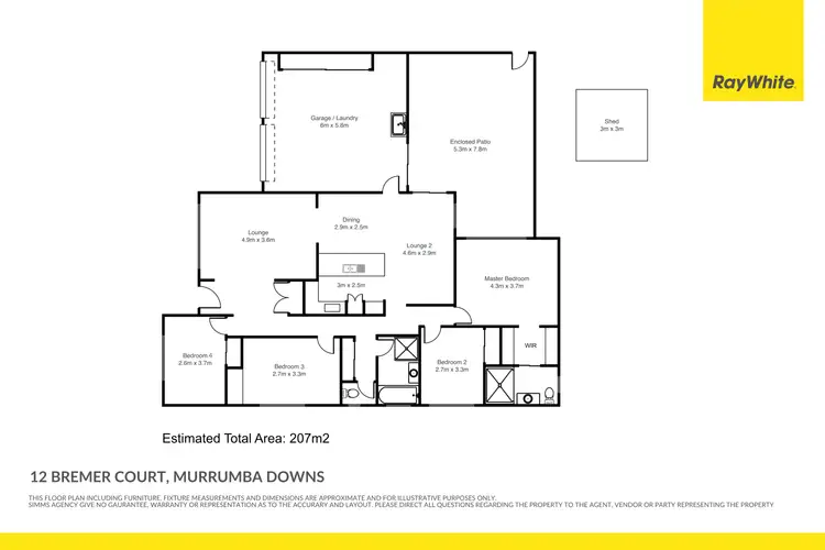 Floorplan of Homely house listing, 12 Bremer Court, Murrumba Downs QLD 4503