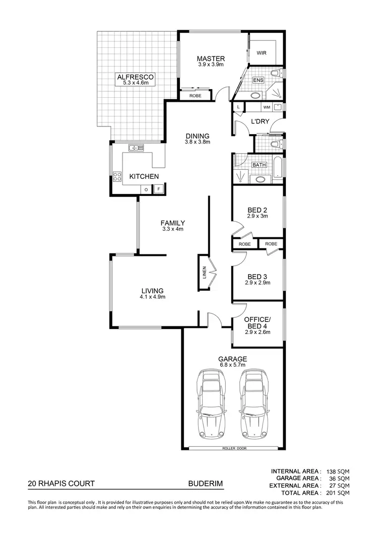 Floorplan of Homely house listing, 20 Rhapis Court, Buderim QLD 4556