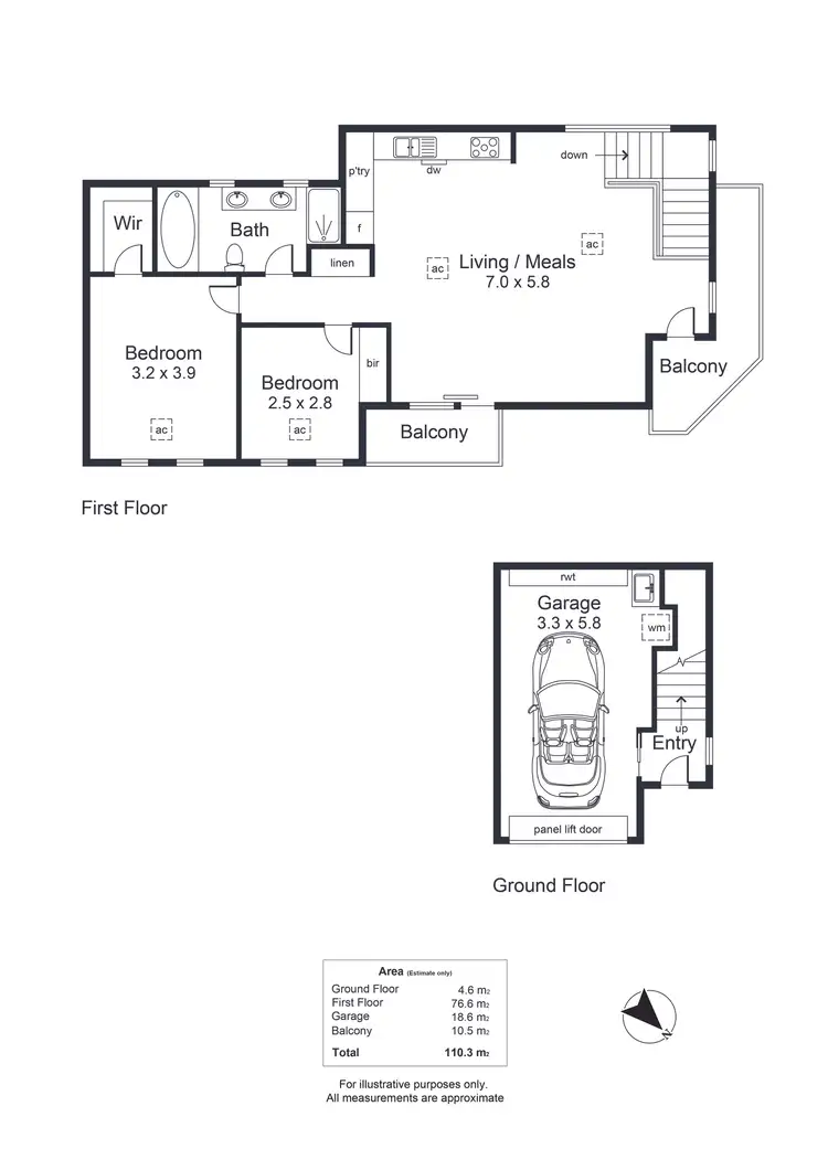 Floorplan of Homely house listing, 2 Ashworth Avenue, St Clair SA 5011