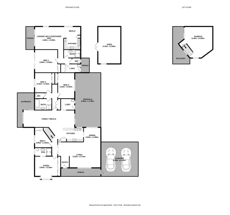 Floorplan of Homely house listing, 18 Park View Close, Wodonga VIC 3690