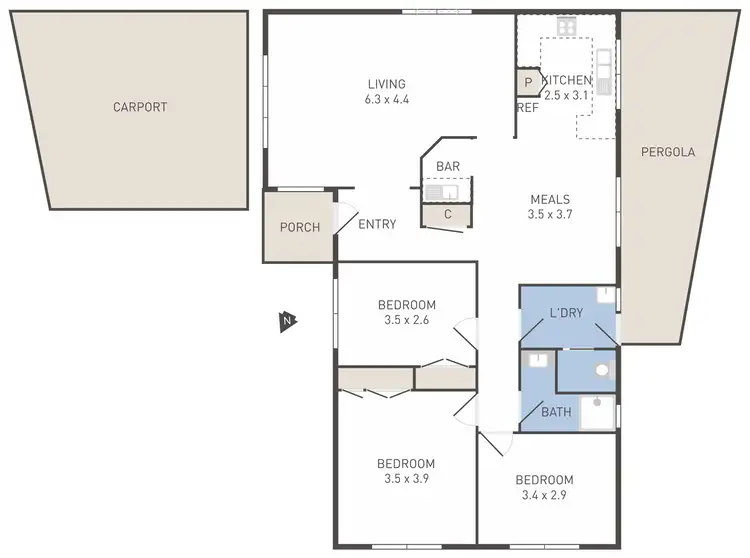 Floorplan of Homely house listing, 18 Coventry Drive, Werribee VIC 3030