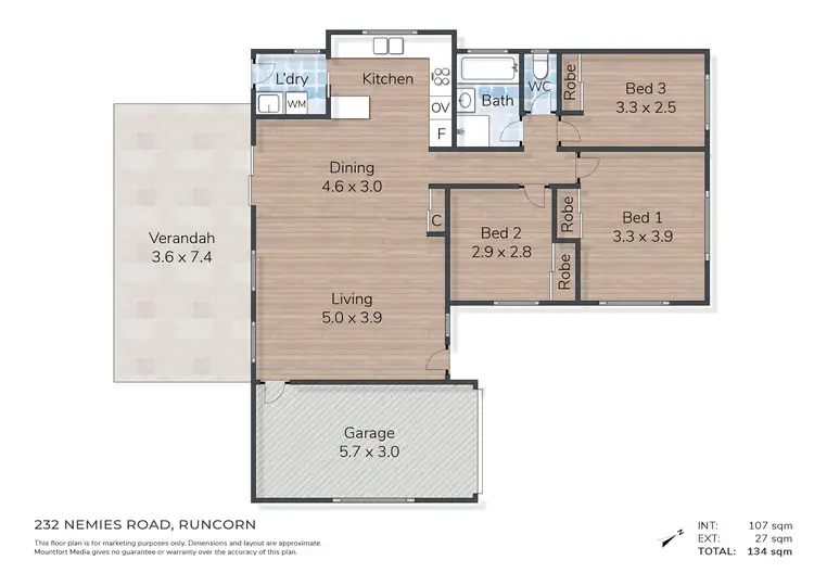 Floorplan of Homely house listing, 232 Nemies Road, Runcorn QLD 4113