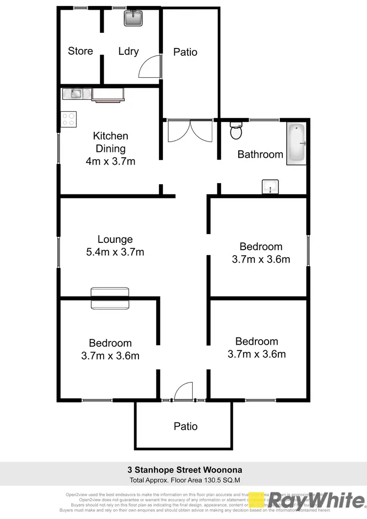 Floorplan of Homely house listing, 3 Stanhope Street, Woonona NSW 2517