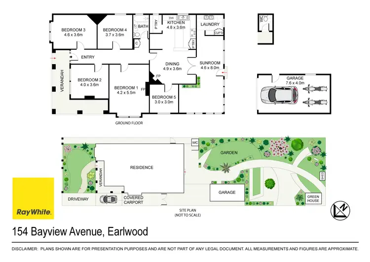 Floorplan of Homely house listing, 154 Bayview Avenue, Earlwood NSW 2206