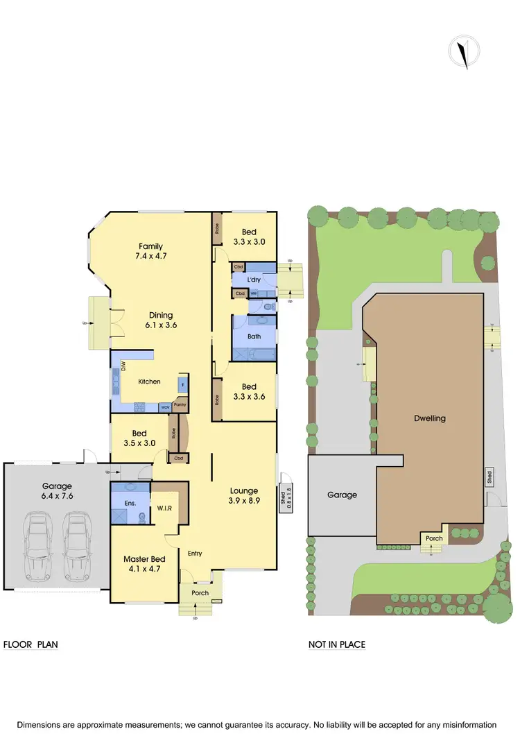 Floorplan of Homely house listing, 443 Dandelion Drive, Rowville VIC 3178