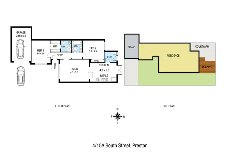 Floorplan of Homely villa listing, 4/15a South Street, Preston VIC 3072