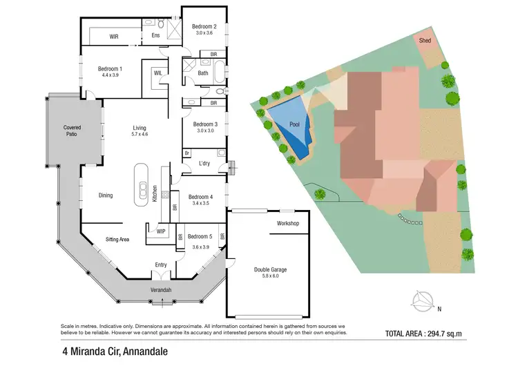 Floorplan of Homely house listing, 4 Miranda Circle, Annandale QLD 4814
