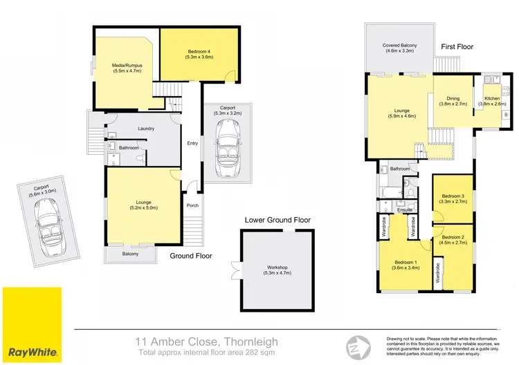 Floorplan of Homely house listing, 11 Amber Close, Thornleigh NSW 2120