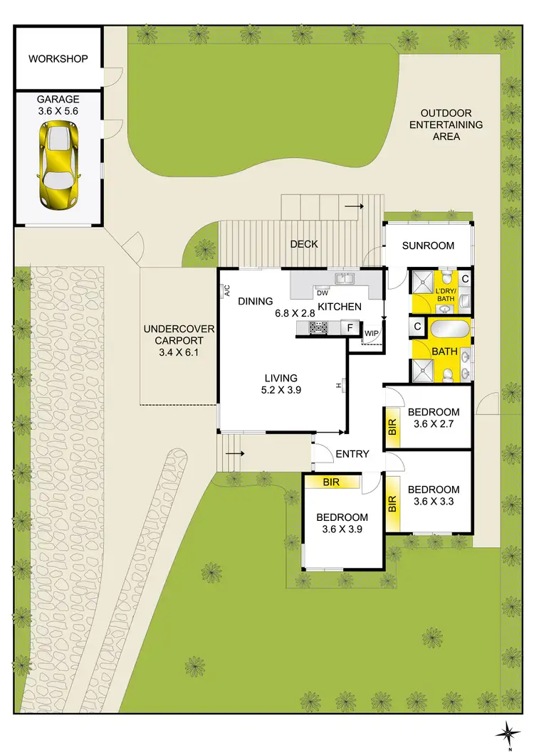Floorplan of Homely house listing, 73 James Street, Belmont VIC 3216