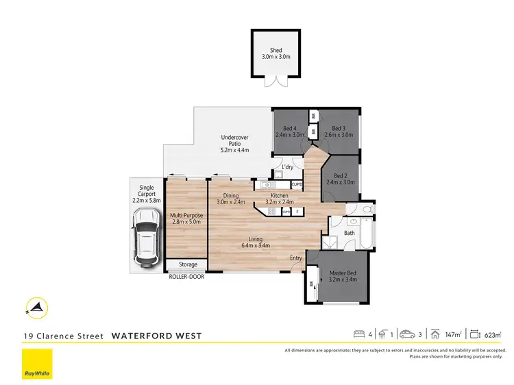 Floorplan of Homely house listing, 19 Clarence Street, Waterford West QLD 4133