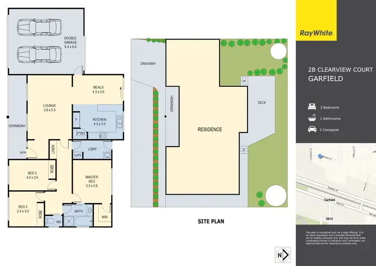 Floorplan of Homely house listing, 2B Clearview Court, Garfield VIC 3814