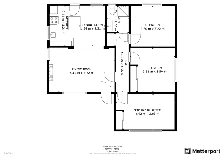 Floorplan of Homely house listing, 22 Brown Street, Swan Hill VIC 3585
