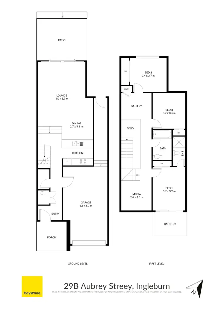 Floorplan of Homely house listing, 29b Aubrey Street, Ingleburn NSW 2565